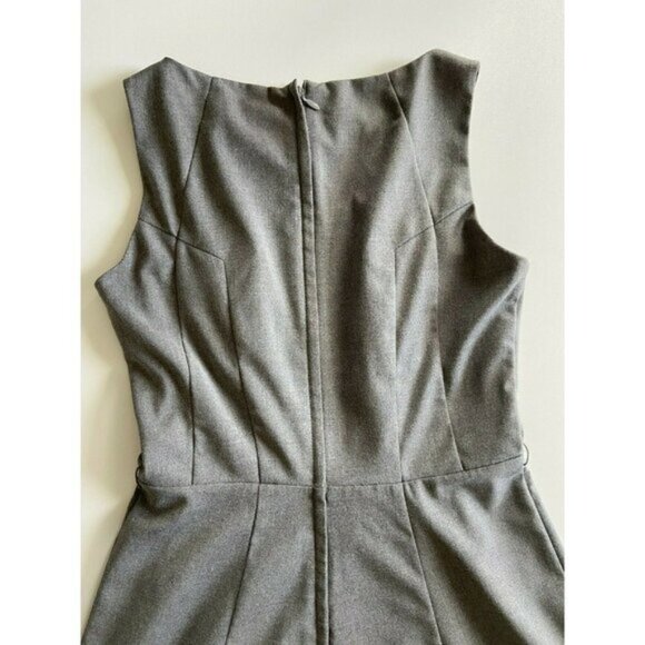 Womens Grey Sleeveless ALine Dress Size US 6 - Picture 7 of 8